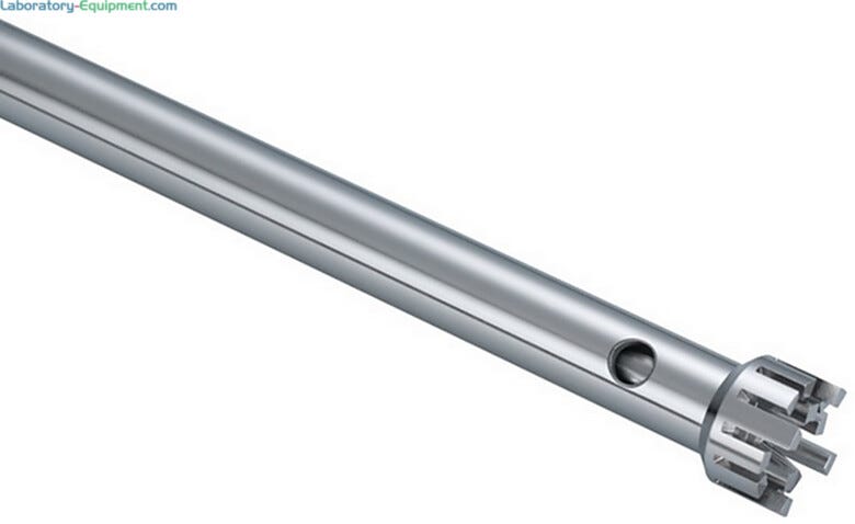 Achieves the desired sample consistency from coarse to fine sample reductions. | 6925-04 displayed