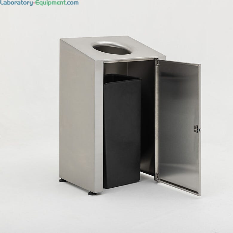 BioSafe® waste receptacle houses plastic liner  |  1456-32 displayed