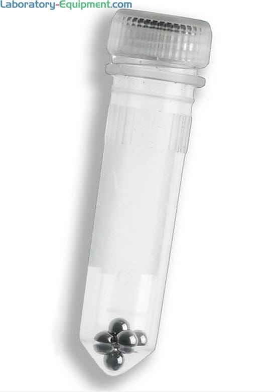 Small Beads are ideal for small samples, where as large beads are ideal for larger samples | 2826-10 displayed