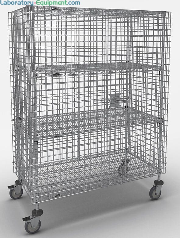 The heavy-gauge open wire grid provides maximum visibility  |  2650-67 displayed