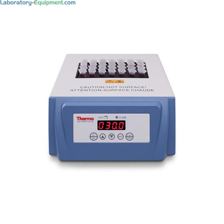 Thermo’s Digital Dry Baths/Block Heaters feature a digital display with easy touchpad operation  |  5004-57 displayed