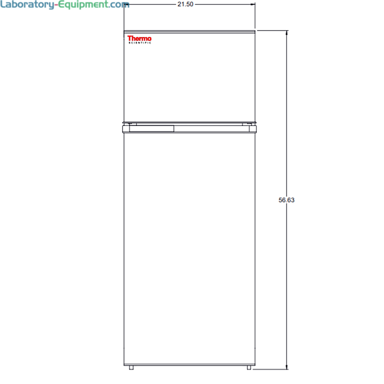 7.1 cu. ft. TSV07CPSA Combo Refrigerator/Freezer by Thermo Fisher Scientific; SNAP-Compliant model includes 3 adjustable shelves and 1 drawer  |  1720-08A displayed