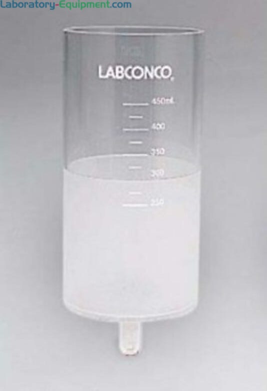 The ground glass tubes offer a better fit and more efficient heat transfer for faster evaporation rates. | 6923-08 displayed
