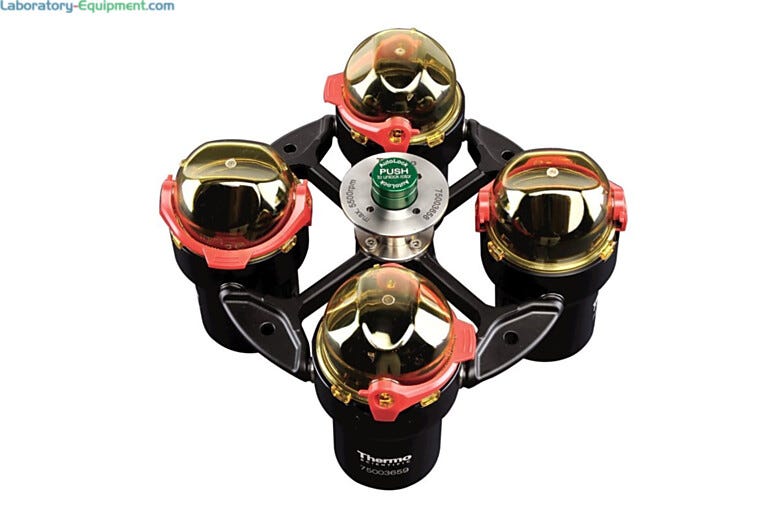 Allows all of the samples to swing outwards as the centrifuge is spun.  |  1538-56 displayed