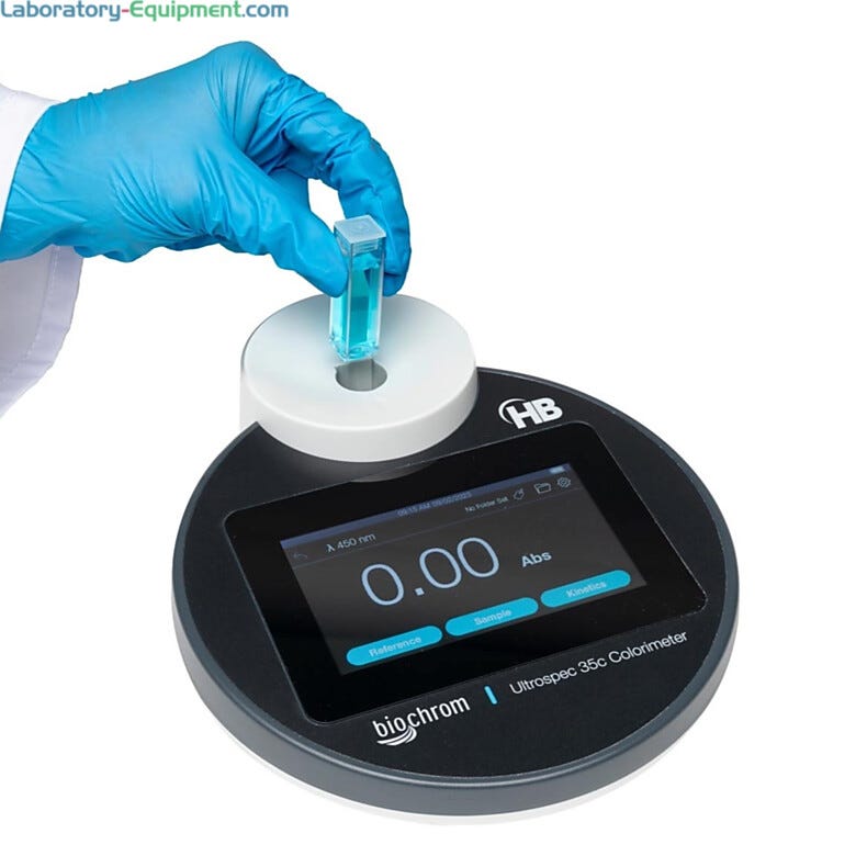 Ultrospec 35c Colorimeter by Biochrom for absorbance/transmission measurement ideal in basic molecular quantification and analysis  |  5301-01 displayed
