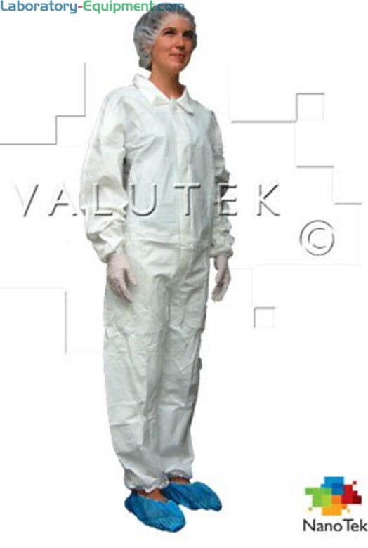 Cleanroom contamination control disposable coverall designed for extra roominess and comfort | 5605-74 displayed