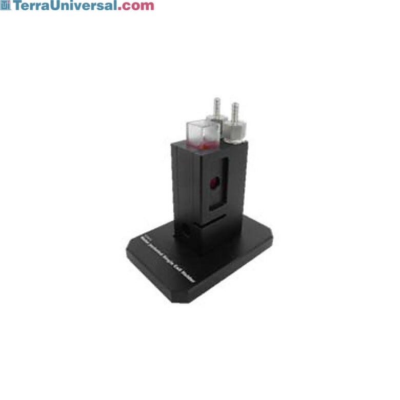 Holds standard cells in place securely while running analysis | 5102-08 displayed