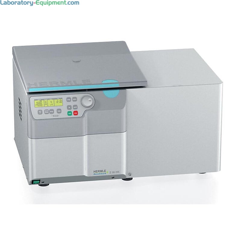 Hermle’s Super Speed refrigerated centrifuge benchtop model | 2824-49 displayed