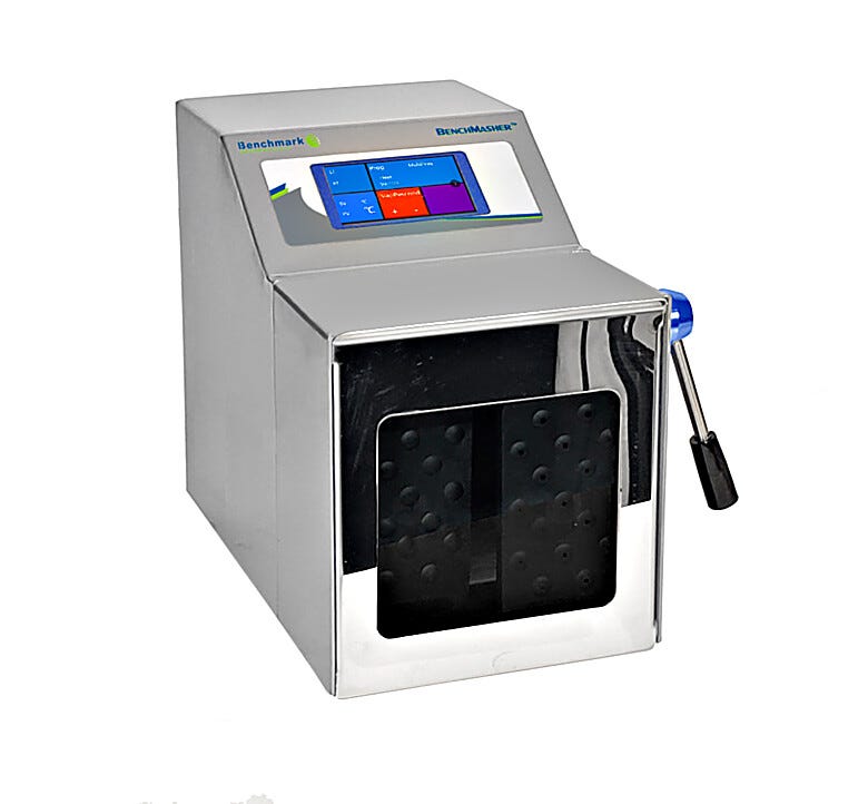 Eliminate contamination while mixing/homogenizing of samples, load up to 400ml into sterile blender bags