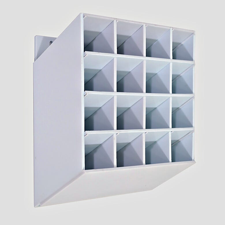 ValuLine® polypropylene 16-compartment safety glasses holder  |  4952-94 displayed