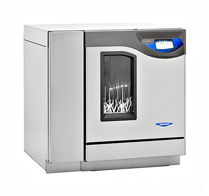 FlaskScrubber Vantage with 99.97% HEPA filtration removes airborne particulates ideal for use in contamination-sensitive lab applications; complies with ADA cas | 6921-87 displayed