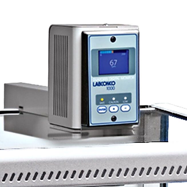 Labconco 115V Guardian Digital Airflow Monitor with Epoxy Coated Steel #3908800 for Protector Hoods, Ventilation Stations and Xpert Enclosures  |  3646-45 displayed