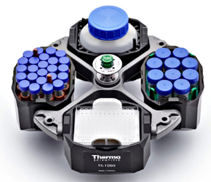 TX-1000 rotor body #75003017 compatible with Thermo Scientific centrifuges; buckets, lids and adapters sold separately  |  1717-53 displayed