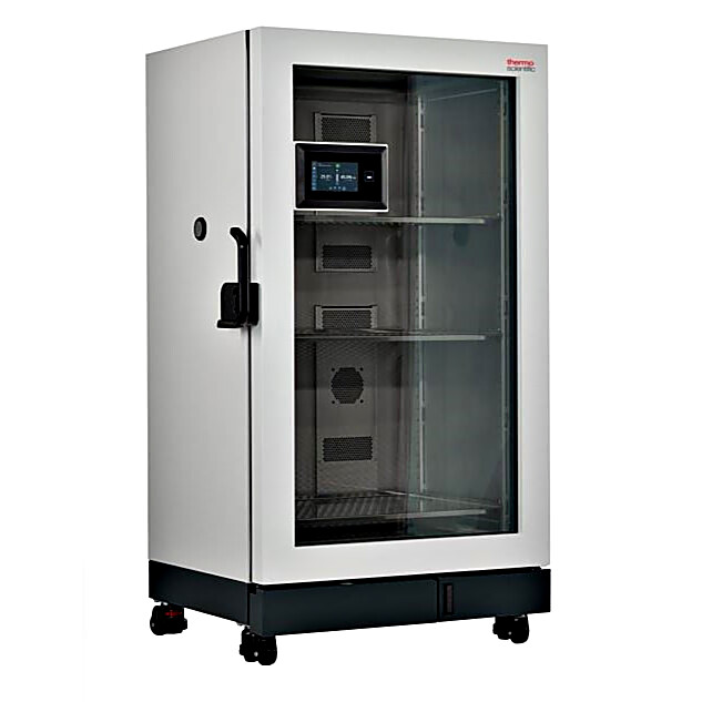 750L Glass Door Heratherm Incubation, Stability, Light and CO2 Chambers by Thermo Fisher Scientific for easy viewing of samples; 21 CFR Part 11 compliant  |  1410-PP-12 displayed