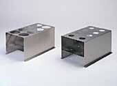 Stainless steel racks hold RapidVap tubes upright | 6922-86 displayed