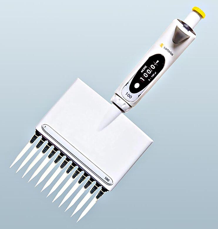 Designed for extended periods of repetitive pipetting