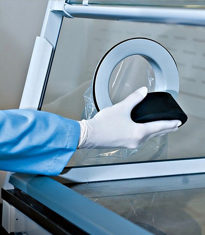 Used to seal the waste chute on enclosures  |  3646-58 displayed