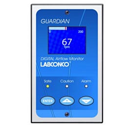 Labconco Airflow Monitor Guardian, Digital, 120V 9413400