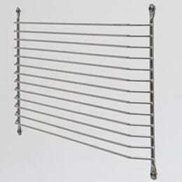 Rack, Storage Chamber, 304 SS, 12''L x 7.5''H x 13/16''D