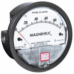 Differential Pressure Gauge; 0-1.0