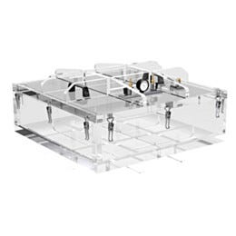 Vacuum Chamber; Benchtop, Acrylic, 36