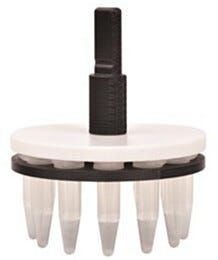 Tube Holder; 8 tubes, Stem (Green), Q500 Sonicator, QSonica