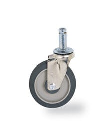 Metro Super Erecta Stem/Swivel Caster Chrome-Plated Steel and Polyurethane 5