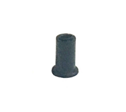 Vacuum Cup; Black Conductive High-Temperature Silicon, 0.125