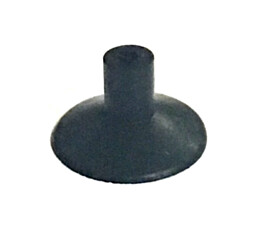 Vacuum Cup; Black Conductive High-Temperature Silicon, 0.5