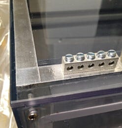 Grounding for Plastic Desiccator Cabinet or Pass-Through Chamber