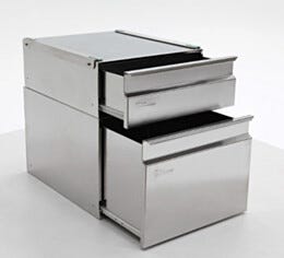Drawers; 304 SS, Left Mounted for TUI Work Stations and Hoods