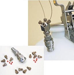 Tube Fittings with PCTFE Ferrules; 1/16