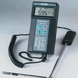 Alnor Anemometer Digital, Velometer Thermal CompuFlow AVM440-A