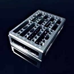 Aluminum Rack for ISOPure Mini Automated System, Accuris, AP1016-ASR