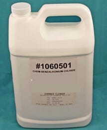 Cleaner; Benzalkonium Chloride Chamber Cleaner 0.133% - 1 Gallon