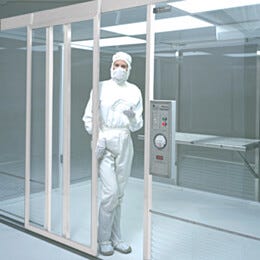 Door, Cleanroom; Manual Right Sliding, 40