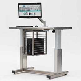 Rack; Computer CPU for Work Stations; 304 Stainless Steel, 12