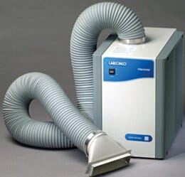 Labconco FilterMate Portable Exhauster, Two Carbon required, 14.9