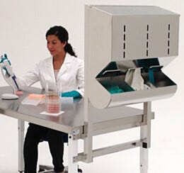 Mounting Frame for 30''D Workstation, for 1 Compartment Glove Dispenser