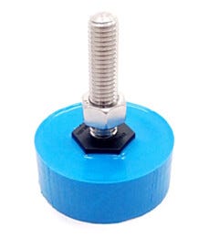 Leveling Foot, Polyurethane non-skid, 3.25