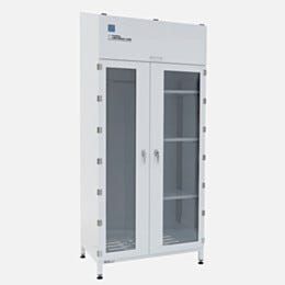Garment Cabinet with 240 V Filter/Blower; PCS, SDPVC Windows, 52