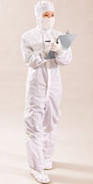 Coverall; XS, Altessa Grid, White, Uniform Technology