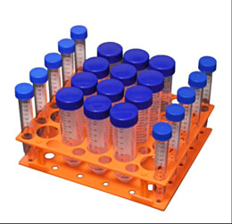 Shaker Accessory, H1000-MR-1550 Magic Clamp Combination Tube Rack for 20 x 50 ml and 30 x 15 ml Tubes, Benchmark Scientific