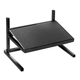 BioFit Footrest ISO 8 Black Powder-Coated Steel Adjustable Height 20