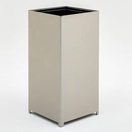 Waste Bin; Lidless, 304 or 316 SS, 18.5