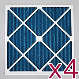 MERV 7 Pre-Filters for FFUs; Replacements, 4 Pack, 19.5