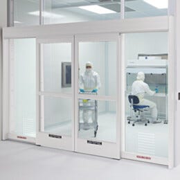 Door, Pre-Hung; Automatic Left Sliding, Recessed, 34