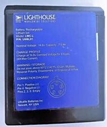 Battery S3100 E 138/145Wh, ScanAir Pro, Lighthouse Worldwide, 403028044-1