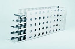 Rack; Sliding Drawer, 25 Boxes, 5.5