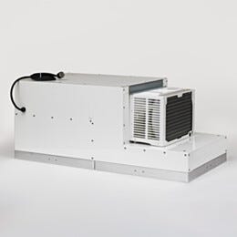 Fan Filter Unit; Air Conditioning, Smart® ECM, RSR, 2'x4', HEPA, 120 V, Powder-Coated Steel, 8,000 BTU